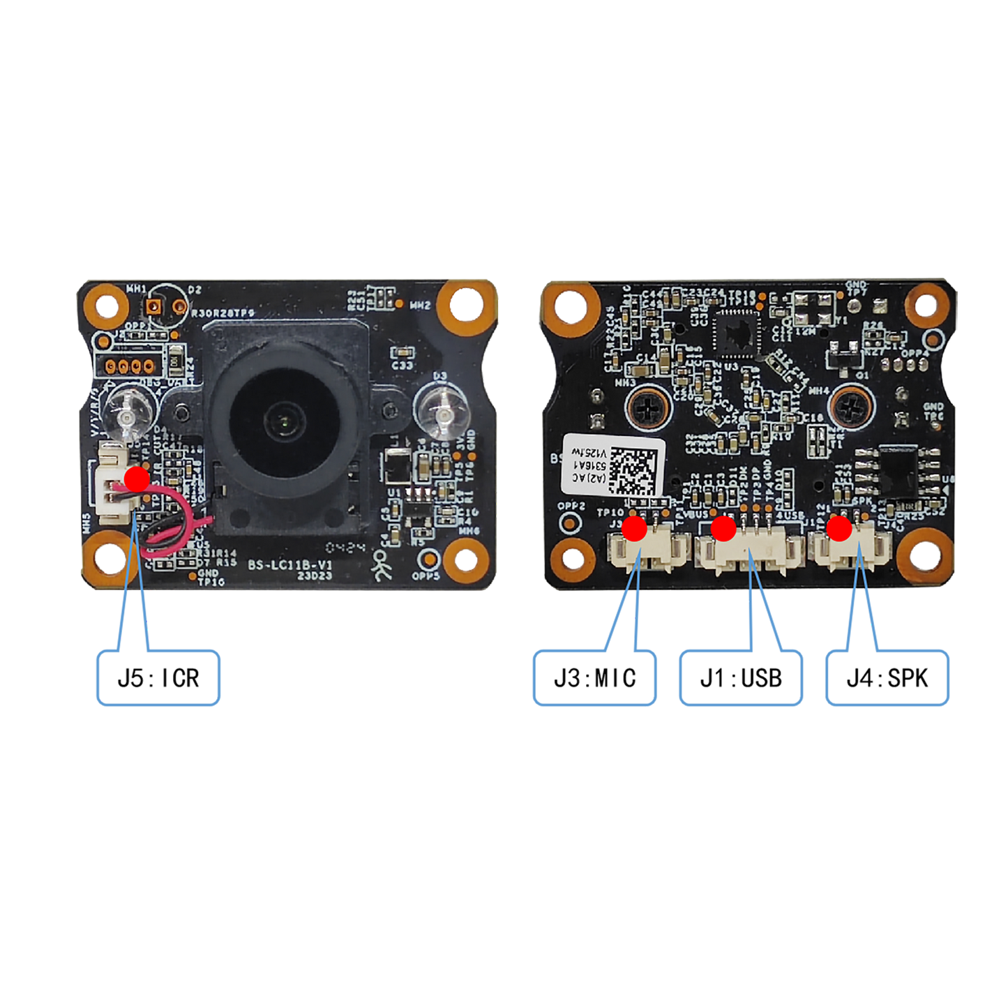 [BS-LC11B-V1 Sensor Board] 1Mpixel CMOS Sensor module; Smart Lock, face recognition, cat eye